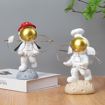 Creative astronaut glasses stand Glasses store storage ornaments display stand Desktop glasses bracket Glasses display stand