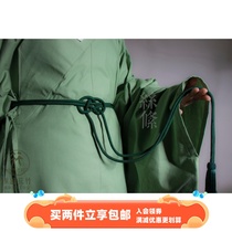  (Huaibian Xiaozhu)Hanfu restoration palace tapeworm Ultra-long imitation Song and Ming Dynasty silk belt waist rope belt Ancient style accessories tassels