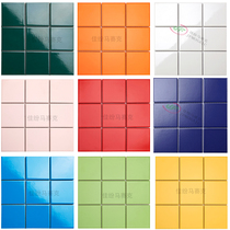 Jiayin new Nordic white ceramic mosaic small size tile bathroom wall balcony floor bottom pool bottom