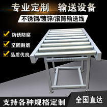 Automatic roller conveyor line Hand push type unpowered slide unloading conveyor Stainless steel power transfer table
