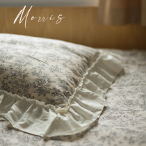 Steamed Bread -- Maurice Garden -- pure cotton lace French style flower retro softness three and four pieces of bedroom kit
