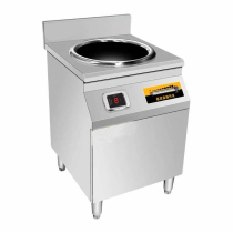 Hotel commercial induction cooker single-head stove 6000W with shelf 5000W optional flat concave high-power large pot stove