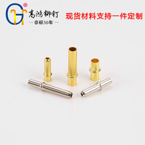 Factory direct spot custom hollow needle outer diameter 1 5-10 long 5-25mm round hole copper needle straight tube pin