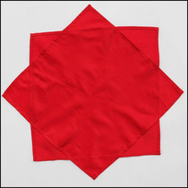 Colorful dance examination special handkerchief flower cotton octagonal handkerchief two people turn octagonal square towel one pair of two