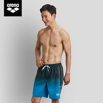 arena arena beach pants mens five-point knee-length printing water quick-drying casual mens swimming trunks can be put into the water