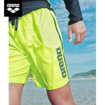arena arena leaping series mens five-point comfortable quick-drying can be used to wear beach swimming trunks hot spring swimming trunks