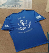 Devgru Navy SEAL special six team Royal Blue Team Skull frog tactical cotton commemorative short sleeve t-shirt