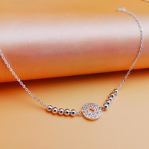 Anklet female 999 sterling silver jewelry beautiful personality tide People women ethnic style simple leisure beauty foot chain