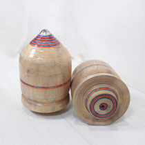 Medium Aged Fitness Solid Wood Tops Toy Ice Monkey Ice Gaga Wood Old Nostalgic Altar Son Whip to whip Whip Rope