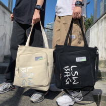 New Mens Handbag Day Ensemble Brief Student Single Shoulder Bag Large Capacity Sail Bag Women Casual 100 Hitch Satchel Bag