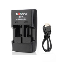 Soshine CR123CR2 16340 17335 Li-ion Battery Charger Quick Charge Flash Charge Smart Protection