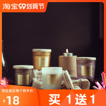 Aromatherapy candle bedroom fragrance soothe sleepless glass candle gift box soy wax scented candle essential oil