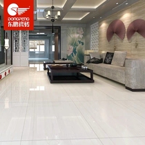 Dongpeng tile 800*800 living room ground dining tile Italian white wood grain non-slip brick YG803902