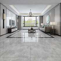 Dongpeng tile light gray tile tile floor tiles 800*800 guest floor tiles new full cast glaze anti-slip brick Meikailong