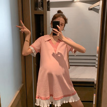 Radiation-proof maternity clothes Summer clothes womens belly out fashion trend hot mom little pregnancy dress