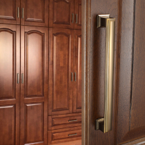 New Chinese wardrobe door handle cabinet door cabinet modern minimalist cabinet handle cabinet door lengthened handle drawer ancient bronze furniture