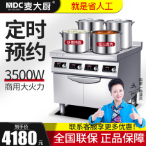 Wheat Chef Commercial induction cookers 3500w Saucepan Soup Stove High Power 4 Heads 6 Heads Saucepan Oven Soup Stove Cooking Noodle Stove