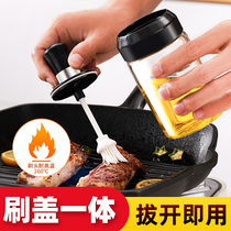 Barbecue brush oil brush Kitchen pancake household baking silicone oil brush with bottle High temperature silicone brush small oil bottle