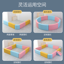 Fence software kindergarten soft bag early education sensory system Children Baby ocean ball pool bobochi sand pool bench anti-collision