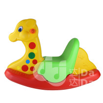 Rocking chair thickened childrens wooden horse rocking horse toy Fawn three-color rocking horse indoor environmental protection plastic