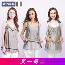 Jingqi radiation-proof clothing Pregnant womens clothing pregnant womens clothes to wear in spring and summer computer invisible belly put