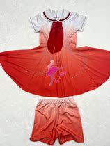 Small dance home Red Scarves Children Act Out to Do Ethnic Stage Performance Costume To Customize