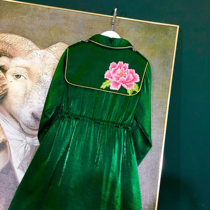 Diary of princess girls spring dress girl windbreaker girl coat embroidery light luxury