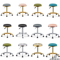 Beauty chair Rotary lifting nail stool Round stool Barber chair Big stool Hair salon turn stool Round roller skating master chair