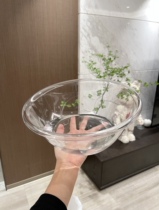 Household thickened tempered washbasin plastic basin PET fall does not break tempered high temperature kitchen student washbasin