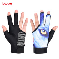 Pool Gloves Professional High-end Three-Finger Gloves Left Finger Mens and Womens Billiards Snooker Billiards Accessories