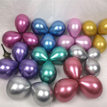 5 Inch Metal Balloon Chrome Gold Glossy Wedding arrangement courtside Wedding God Instrumental Bar Banquet Birthday Party Decorations