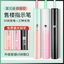 Sales Department laser pen charging sand table shot pen portable infrared pointer teaching green light coach laser light