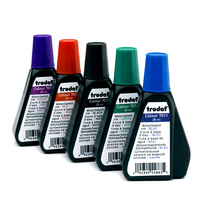 Zhuo Da Printing Oil 7011 Ink Return Printing Oil Water Non-toxic Seal Special Ink Bucket Red Blue Black Purple Green 28ML