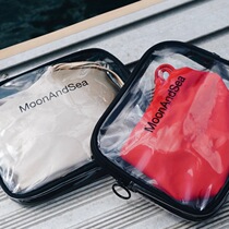 MoonAndSea transparent waterproof swimsuit storage bag wet and dry separation beach wash swimming bag wash bag