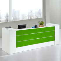 Modern office furniture table welcome desk reception desk bar counter information desk front desk paint can be privately customized