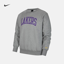 Nike Nike Official Los Angeles Lakers HERITAGE NBA Mens NBA Mens Crewneck Sweatshirt CW4621