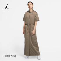 Jordan official Nike Jordan womens one-piece clothing winter spring new loose environmental protection splash water DM5236