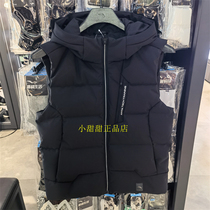 Anta male down vest 2021 Winter Waterproof warm sports hooded vest down jacket 152147901