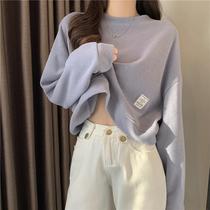 International big brand clearance leak French foreign trade Womens Foreign style sweet age spring and autumn thin loose bottom clothes