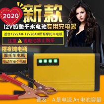 Smart 12v scooter battery charger 12V lead-acid battery Fully automatic three-wheeled curved beam universal