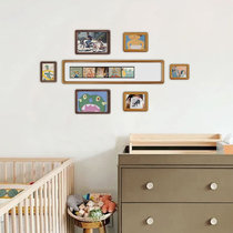 Childrens room Composition photo wall Living room Caring solid wood modern minimalist Decorative Background Wall Wash Photos Hanging Wall Photo Frames