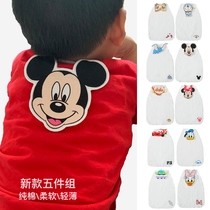 New summer cotton double gauze thin soft pad back towel kindergarten sweat towel back suction towel large