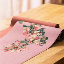 Linen waterproof non-slip tea mat Zen new Chinese table flag cloth art tea table mat kung fu tea set tea ceremony zero with customization