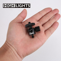 Xiong fire mini micro single 1 4 revolution 1 4 outer teeth pan tilt screw spherical mobile phone stabilizer monitoring fishing gear