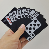 Bull plastic PVC matte poker waterproof and wear-resistant large character poker 555 hand feel good mouth double sand