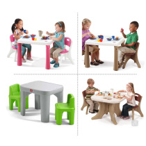 Original imported US step2 one-time forming early childhood learning table and chair baby set