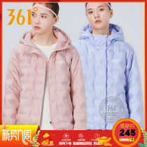 361 womens clothing 2020 Winter new warm comfort sports short down clothing light slim fit with cap down jacket woman