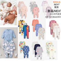 Spot UK imported NEXT autumn and winter baby long sleeve cotton jumpsuit Ha clothes men and women baby pajamas climbing suit 3