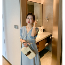 ◆AMUM maternity◆ lady girl~Private clothing Phnom Penh design European and American short-sleeved dress summer