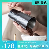TSUBAME coffee powder cup Japan Yan San hammer pattern copper cup EK43 grinding bean machine powder machine smell cup